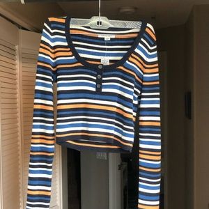 Long Sleeve Crop Top